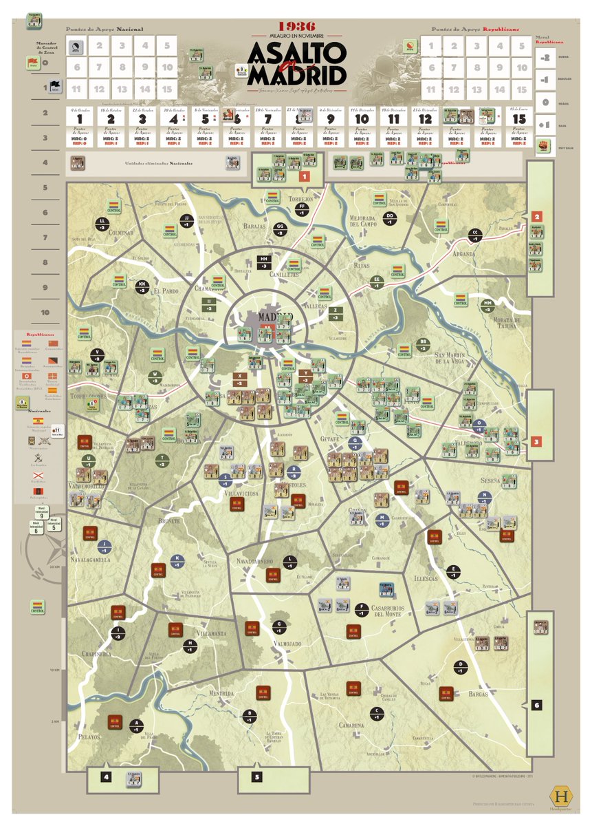 Partida para asimilar reglas y conceptos del juego #AsaltoaMadrid de <a href="/HQWargames/">Gonzalo Santacruz</a> con <a href="/MC_Gammer_/">Marcos Chico</a>  para grabar una partida en mi canal. youtube.com/@profebermejo. Estad atentos.