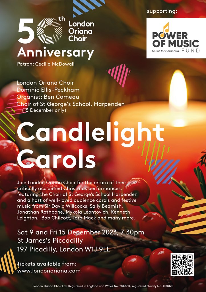 And so to Christmas! Tickets on sale for  #CandlelightCarols performances <a href="/StJPiccadilly/">St James's Church, Piccadilly</a> <a href="/DomEllisPeckham/">Dominic Ellis-Peckham</a> &amp; v.special guests <a href="/StGeorgesHarpen/">St Georges Harpenden</a> <a href="/ben_music/">Ben Comeau</a> - join us for rousing festive settings <a href="/bobchilcott/">Bob Chilcott</a> @sfbeamish <a href="/theothertoby/">Toby Young</a> <a href="/jlrathbone/">Jonathan Rathbone</a> &amp; many more! londonoriana.com
