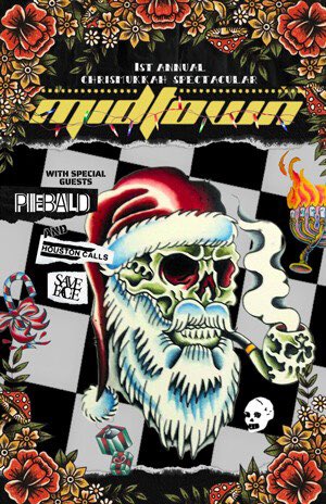 Heading to the <a href="/midtown/">Midtown</a> Chrismukkah Spectacular as my official last concert of the year on the first day of winter-this lineup was just undeniable. I mean, Piebald man! This band has been a must-see for too long. And I got seats too! Gonna be a rippin’ one full of holiday cheer!