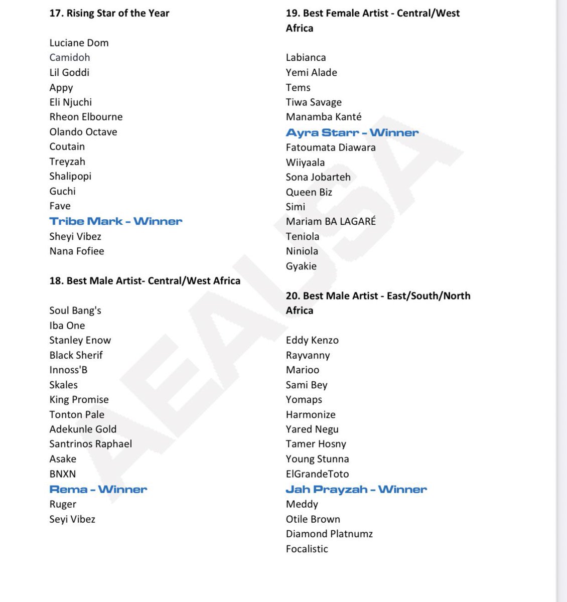 I do music to entertain myself and my fans. But whenever I get recognition for it, it’s a bonus. Thank you Team JP and thank you <a href="/AEA_USA/">AEAUSA 🔶</a>  👏🏿