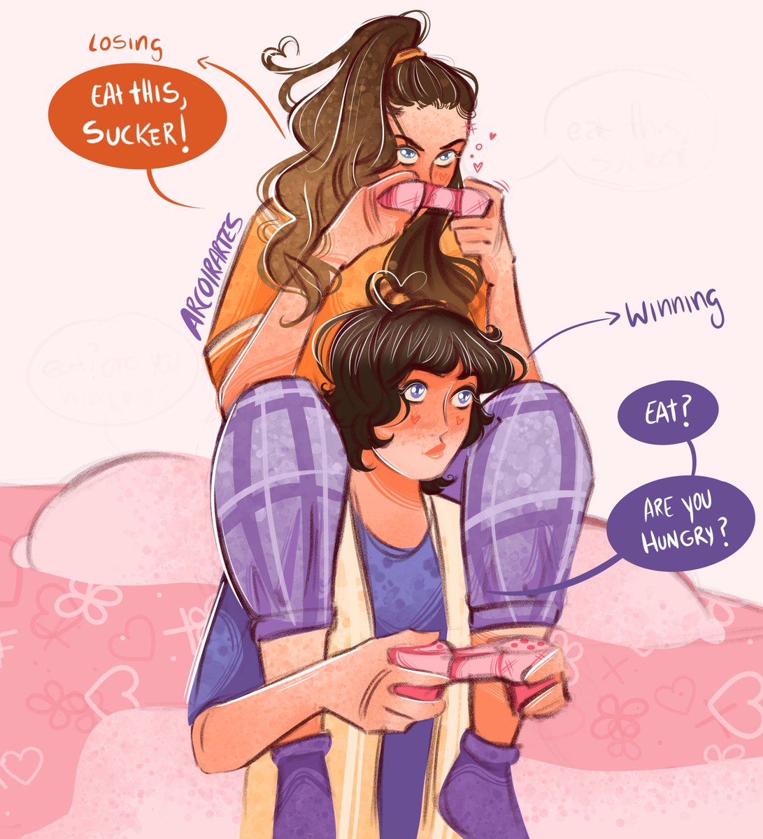 arcoirartes's tweet photo. Give them development!!! Please 🥺
(Pj is terrible at video games)
#BottomsMovie #hazel #Pj https://t.co/HVyFnNCqj2