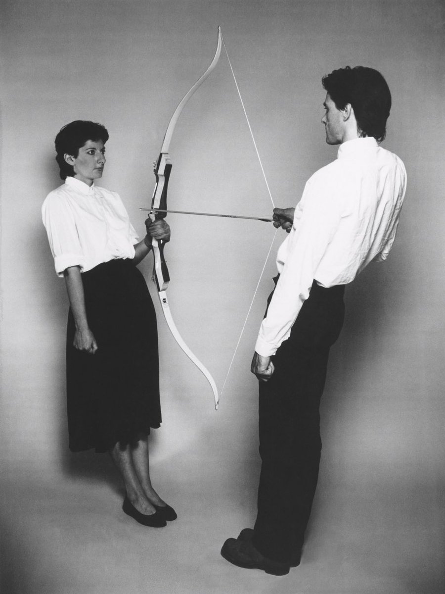 _HDD's tweet image. ‘Rest Energy’ performance by Marina Abramović &amp;amp; Ulay (1981)