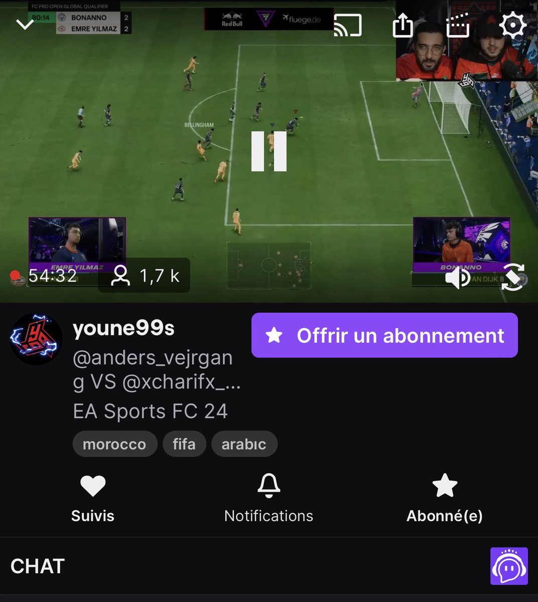YES <a href="/EASPORTSFCPro/">EA SPORTS FC Pro</a> AN ENTIRE COMMUNITY WAITING FOR CHARIF VS ANDERS ON STREAM AND YOU ARE NOT CAPABLE OF DELIVERING A MULTI STREAM !!!!!!!!!!

I have no words.