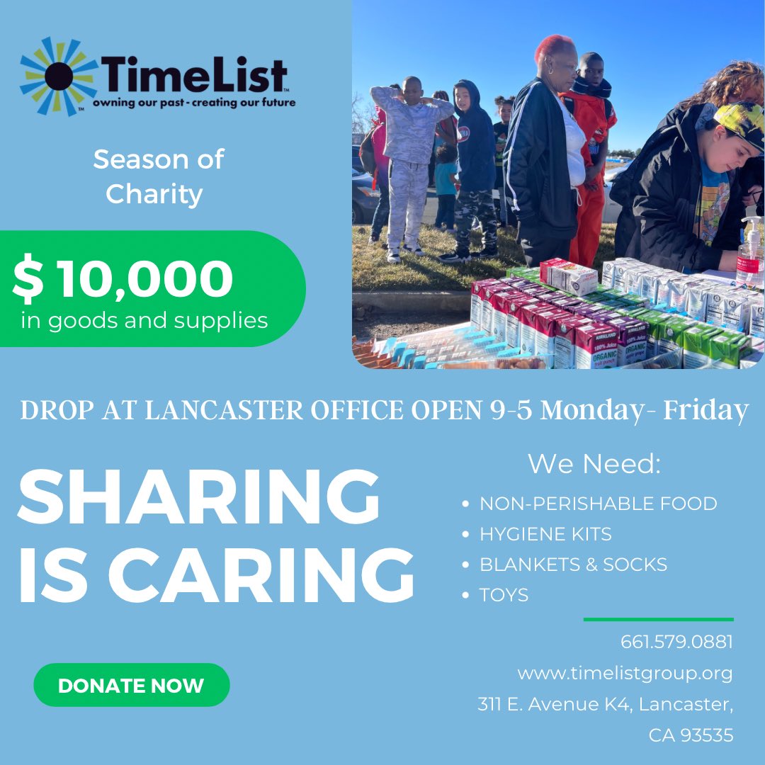 timelistgroup's tweet image. Please 🙏🏽 share and repost! Antelope Valley and LA drop off locations. DM us or send inquiries to admin@timelistgroup.org #sharingiscaring