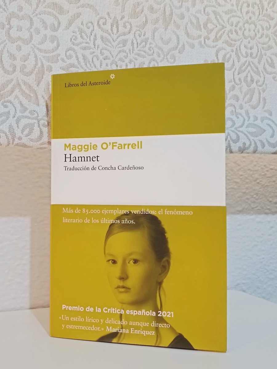 Jaime_VP7's tweet photo. Ya era hora de conocer a Maggie O'Farrell 😌.

#Leyendo 📚
#Hamnet (@LibrosAsteroide ). https://t.co/xHgWu6cCfU