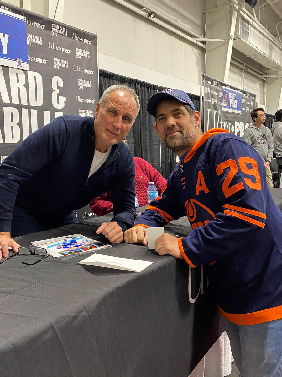 Jerry Mancini (@jmancini8) on Twitter photo Hey <a href="/EdmontonOilers/">Edmonton Oilers</a> fans
Oilers new assistant coach, Paul Coffey. Yesterday was an amazing day. It was a privilege meeting him.
Fantastic person and had a great convo with him. 🧡🧡😃😃
#LetsGoOilers 🧡🧡 Hey <a href="/EdmontonOilers/">Edmonton Oilers</a> fans
Oilers new assistant coach, Paul Coffey. Yesterday was an amazing day. It was a privilege meeting him.
Fantastic person and had a great convo with him. 🧡🧡😃😃
#LetsGoOilers 🧡🧡