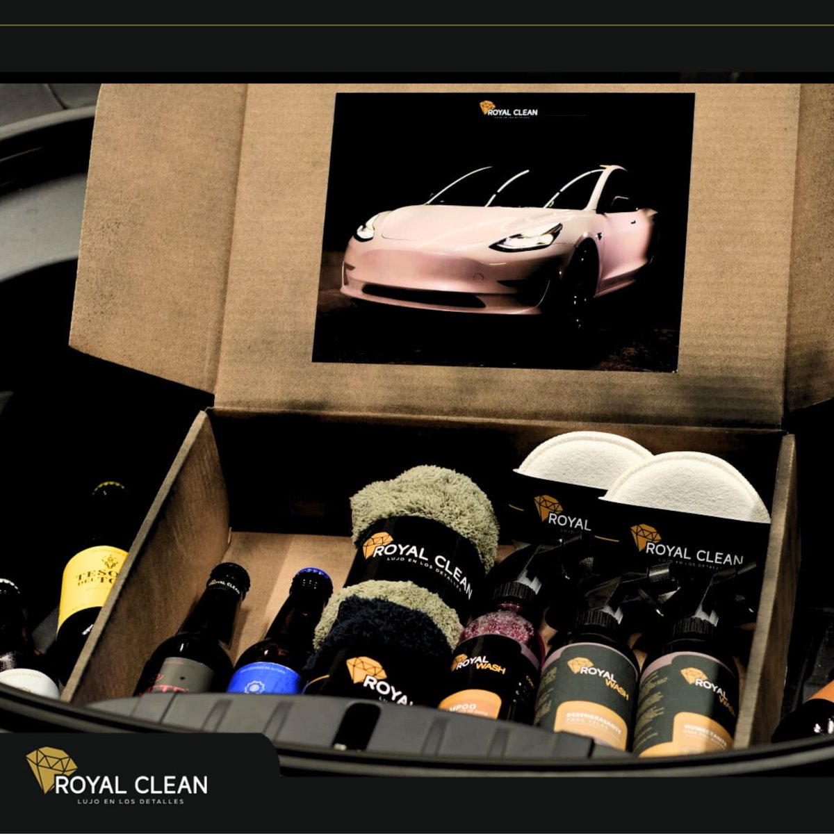 RoyalCleanapp's tweet image. TESLA MODELO 3 2023 🚘 

1. Descontaminado 
2. Tratamiento Cerámico Grafeno de 1 año
3. Personalización en logotipo trasero 
4. Kit de mantenimiento con fotografía 
5. Cortesía especial de @cerveceriadelagos
#teslalove #cardetailing #TeslaCustomization #Guadalajara #tesla