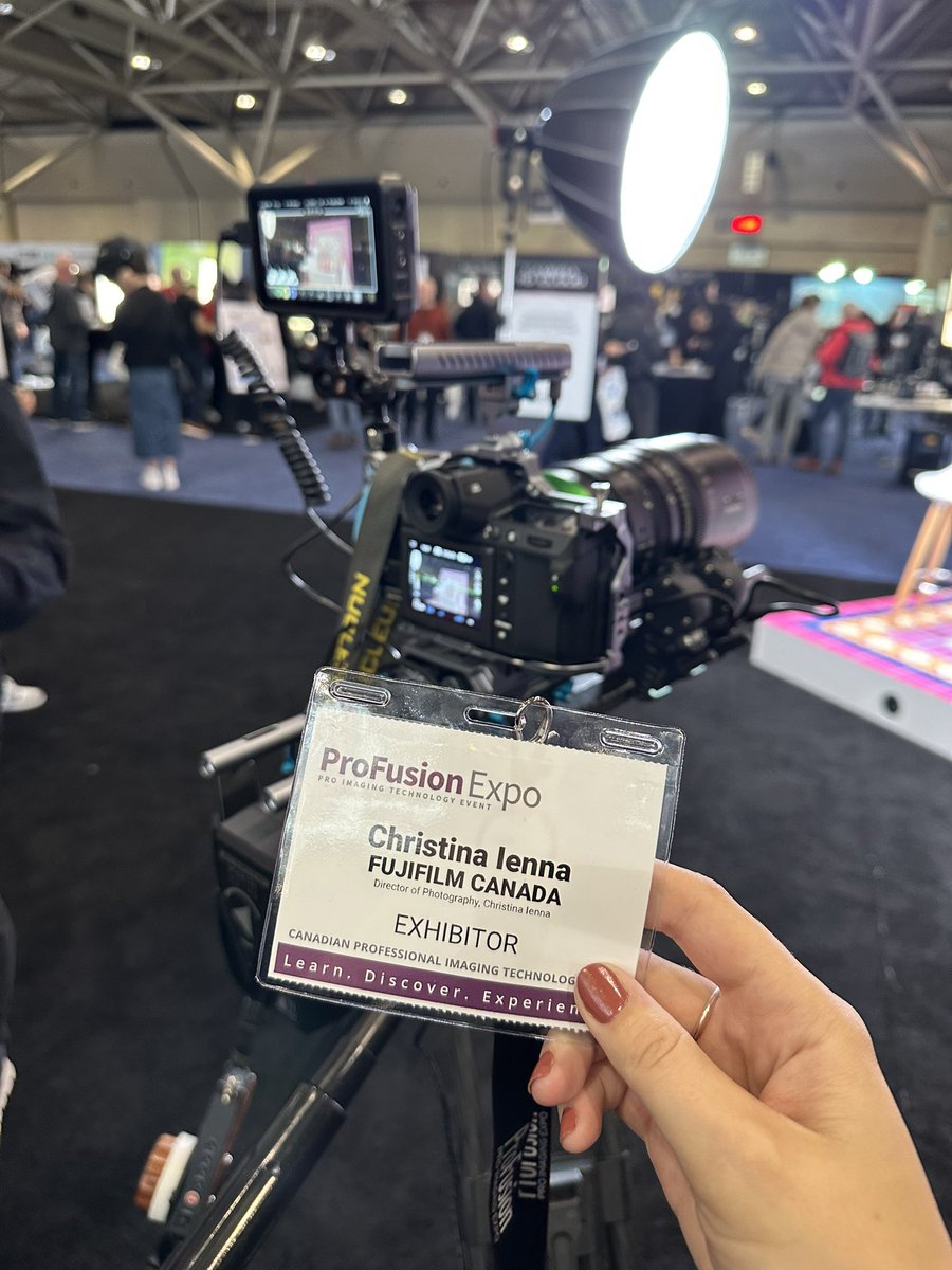 cstina's tweet photo. @ProFusionExpo with #Fujifilm https://t.co/n71CB0An7R
