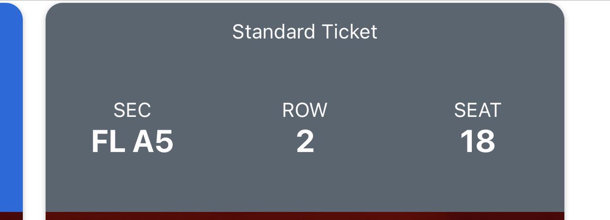 <a href="/Adam_Tickets/">Adam Tickets</a> I have this seat listed on Ticketmaster at the suggested price - but will totally take any offers on it! Just DM me with them and I’ll pull the listing off Ticketmaster and meet you at the show. 💜💜💜