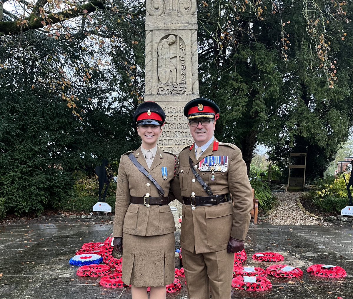 Nik_Ilic's tweet photo. My last Remembrance Sunday in Regular service.  Next year I will march as a veteran.  The baton has already been passed to the next generation @Mgi1997 . https://t.co/KGoMsC10Z8