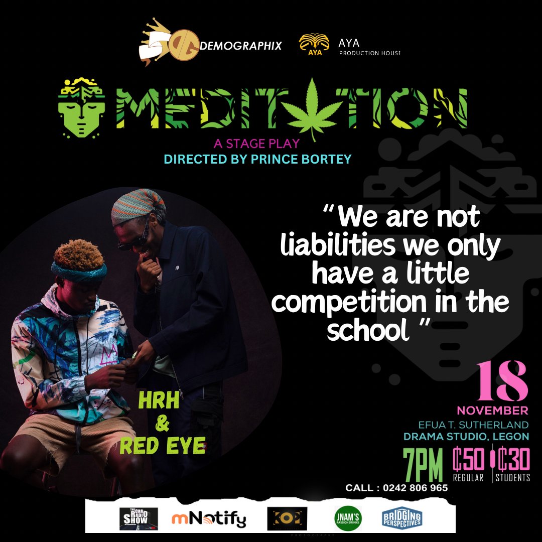Hairnegyshop's tweet photo. "Meditation" stars @TheARTquake_ as "HRH" a plug who must find a solution to his competion destabilising his hustle
#plusHairnegy https://t.co/uh7tTQSrym