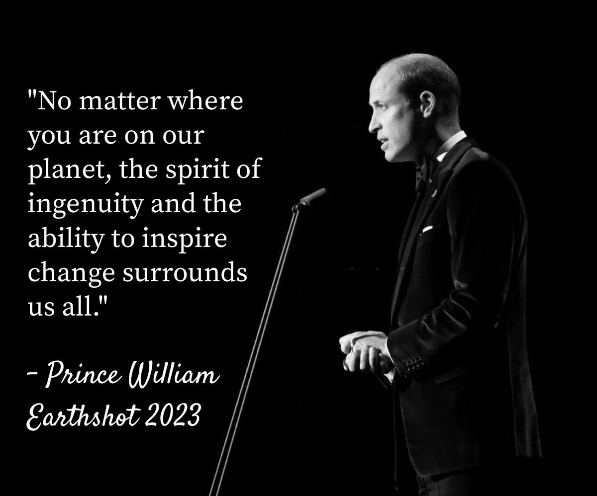 Optimism. #EarthshotPrize

#EarthshotSingapore2023 #PrinceWilliam #PrinceofWales