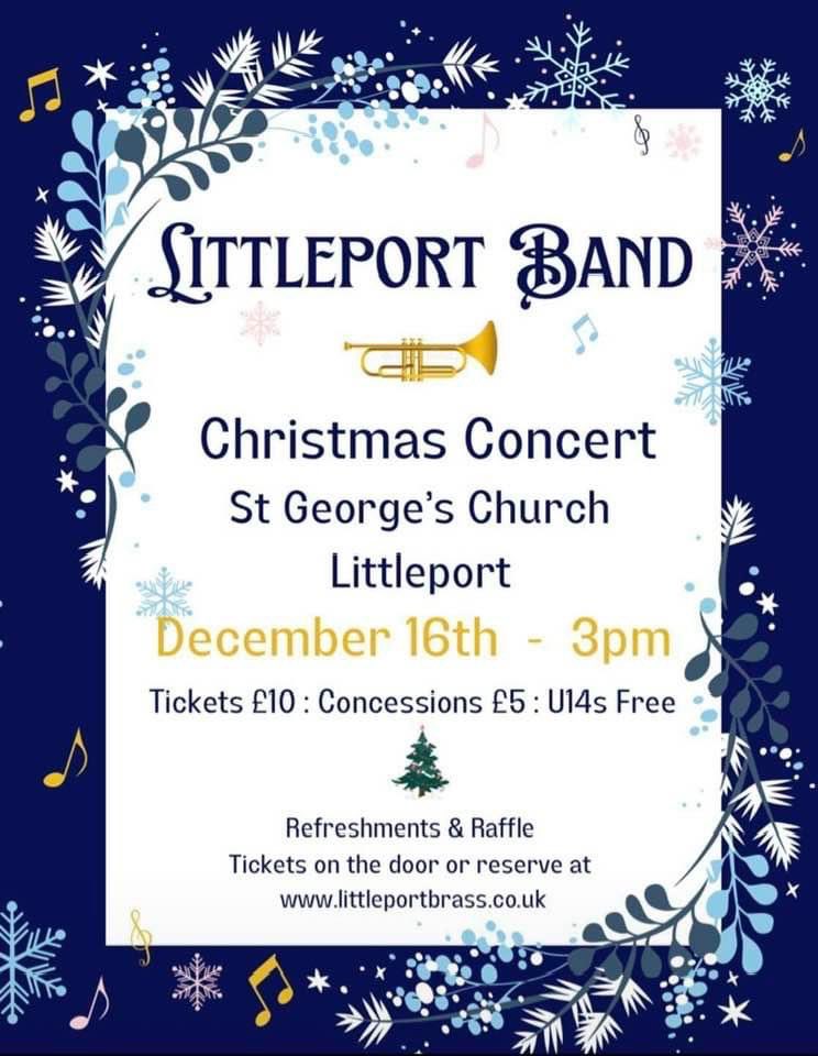 Reserve tickets for collection on the door www.Littleport brass.co.uk #brassband #littleport #ely #christmas