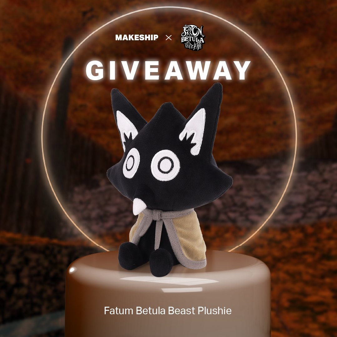 Hey uh Makeship said they r gonna do a giveaway and I gotta tweet this 4 it to happen. If you want a plush of this little dipshit here is what you do:

1. Follow @makeship and <a href="/BryceBucher/">Bryce B</a>
2. Retweet this post

Giveaway ends Nov 16 at 2pm (ET), gl gamorz
#fatumbetula #plush