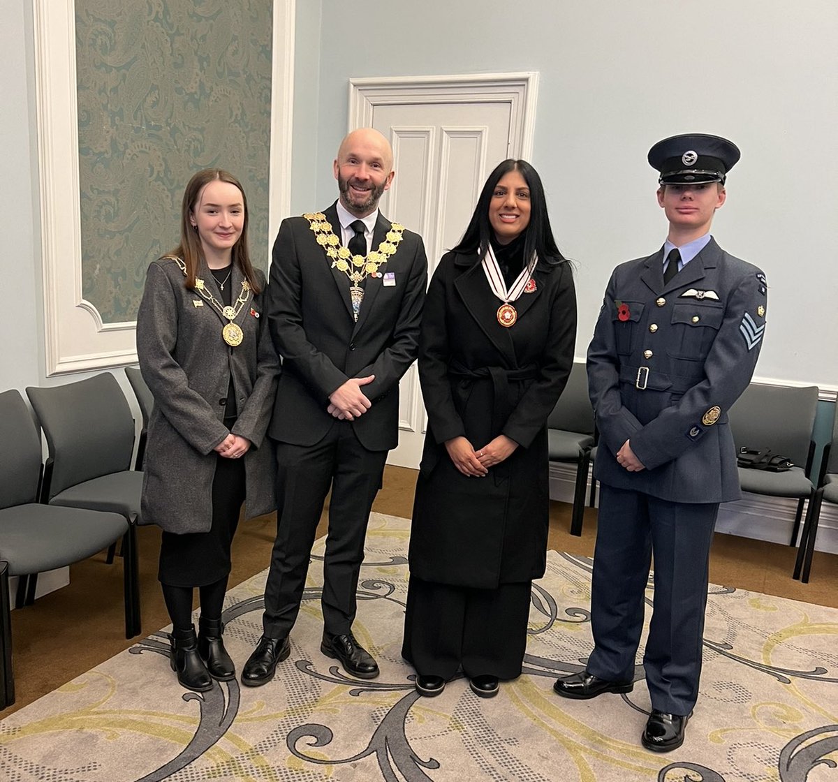 Dr Sofia Buncy MBE DL (@mwipproject) on Twitter photo An honour to represent <a href="/LordLtWY/">Ed Anderson, Lord Lieutenant of West Yorkshire</a> at the Service of Remembrance <a href="/HuddsChurch/">🌈Huddersfield Parish Church of St.Peter</a> alongside <a href="/KirkleesMayor/">Mayor of Kirklees 2025-26</a>. Heartfelt prayers from Bishop Smitha <a href="/RevdRach/">Revd Canon Rachel Firth</a>, Revd Kelly for those who have served & communities facing conflict. Thankful to the Lord Lieutenant’s cadet for his support. An honour to represent <a href="/LordLtWY/">Ed Anderson, Lord Lieutenant of West Yorkshire</a> at the Service of Remembrance <a href="/HuddsChurch/">🌈Huddersfield Parish Church of St.Peter</a> alongside <a href="/KirkleesMayor/">Mayor of Kirklees 2025-26</a>. Heartfelt prayers from Bishop Smitha <a href="/RevdRach/">Revd Canon Rachel Firth</a>, Revd Kelly for those who have served & communities facing conflict. Thankful to the Lord Lieutenant’s cadet for his support.