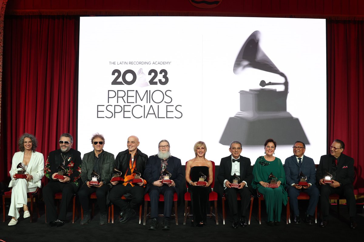 🤩🎵 ¡Es un honor para nosotros presentar a los Premios Especiales #LatinGRAMMY 2023! ✨ Felicidades a estas grandes figuras iberoamericanas, cuyo legado musical continúa inspirando a las nuevas generaciones. Gracias a su extraordinaria contribución a la música latina, fueron…