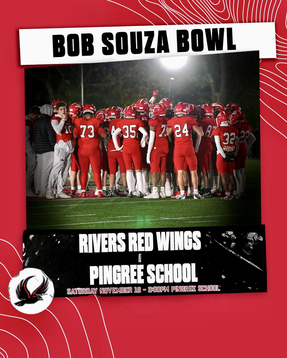 Rivers Athletics (@riversathletics) on Twitter photo <a href="/NEPSAC/">NEPSAC ®</a> <a href="/WyvernNation/">Kingswood Oxford</a> <a href="/GovsAthletics/">Governor's Athletics</a> <a href="/DXSF_Athletics/">Dexter Southfield Athletics</a> Football earned a berth in the Bob Souza Bowl and will travel to Pingree School on Saturday for a 2:00 start! <a href="/NEPSAC/">NEPSAC ®</a> <a href="/WyvernNation/">Kingswood Oxford</a> <a href="/GovsAthletics/">Governor's Athletics</a> <a href="/DXSF_Athletics/">Dexter Southfield Athletics</a> Football earned a berth in the Bob Souza Bowl and will travel to Pingree School on Saturday for a 2:00 start!