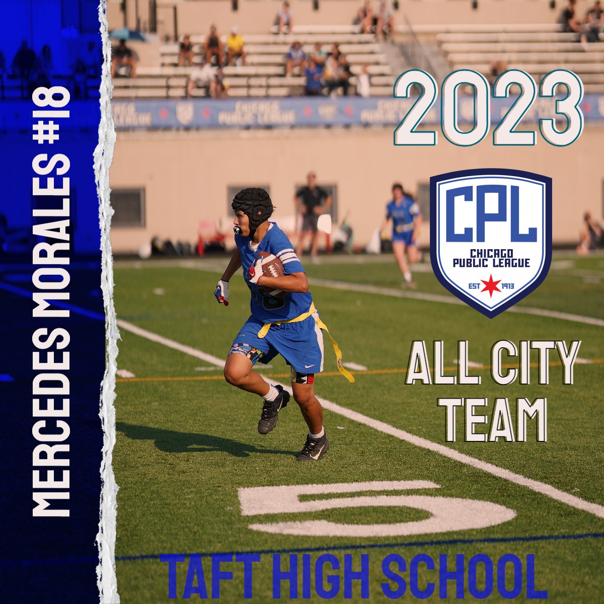 Taft HS Flag Football (@ladywareagle) on Twitter photo <a href="/Taft_HS/">Taft High School</a> <a href="/TaftHSAthletics/">Taft Athletics</a> <a href="/CPLAthletics/">Chicago Public League Athletics</a> <a href="/Silva321FUTP60/">Gustavo Silva</a>. Give it up for senior <a href="/ThatkidCedes/">ThatKid Cedes</a> who was our only full time 2 way starter! College coaches reach out, she is looking to play at the next level! This kid can throw, run, catch, and pull flags! <a href="/Taft_HS/">Taft High School</a> <a href="/TaftHSAthletics/">Taft Athletics</a> <a href="/CPLAthletics/">Chicago Public League Athletics</a> <a href="/Silva321FUTP60/">Gustavo Silva</a>. Give it up for senior <a href="/ThatkidCedes/">ThatKid Cedes</a> who was our only full time 2 way starter! College coaches reach out, she is looking to play at the next level! This kid can throw, run, catch, and pull flags!