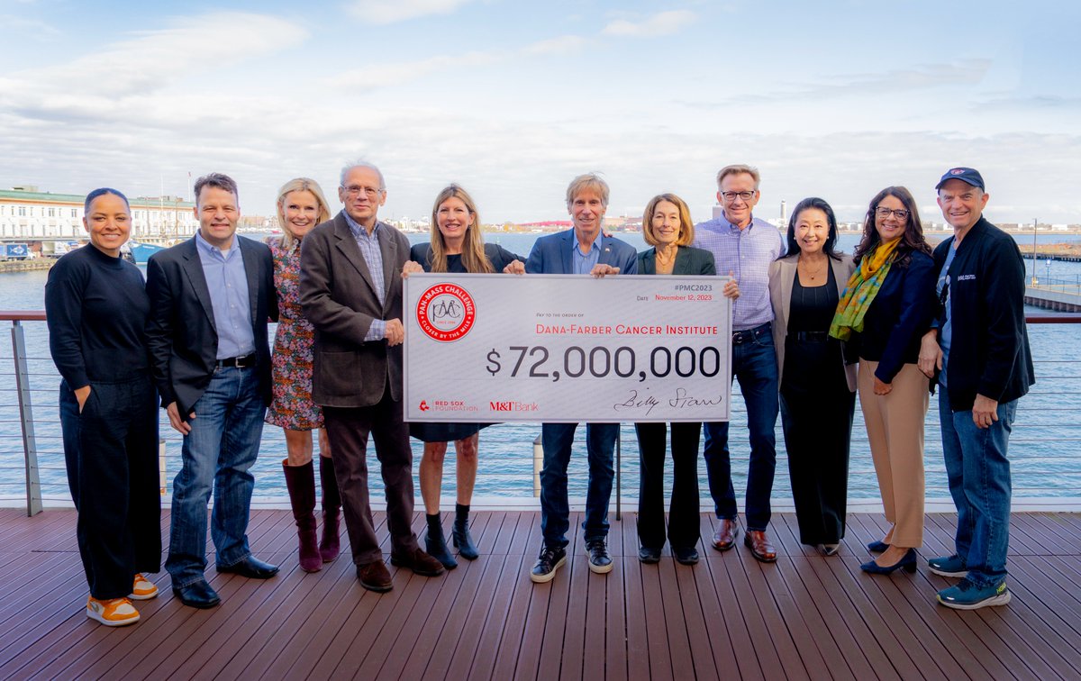 PanMass's tweet image. We are thrilled to announce the 2023 Pan-Mass Challenge gift to @danafarber - a record-breaking $72 million!

The PMC is presented by the @RedSoxFund and @MandT_Bank. #PMC2023