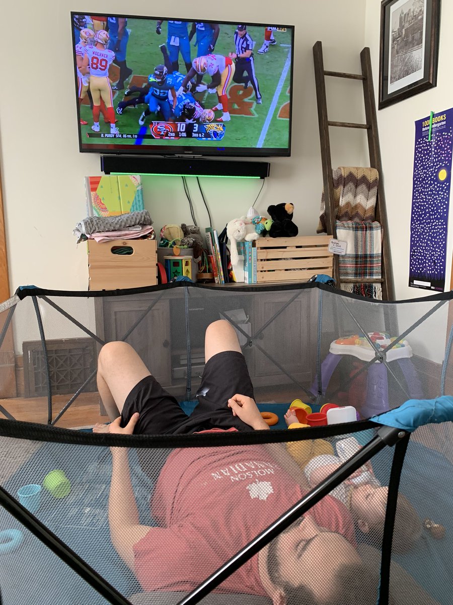 ChloeVanAcker3's tweet photo. @NFL what Sunday afternoon football looks like in our house https://t.co/qBEAhfj9tD