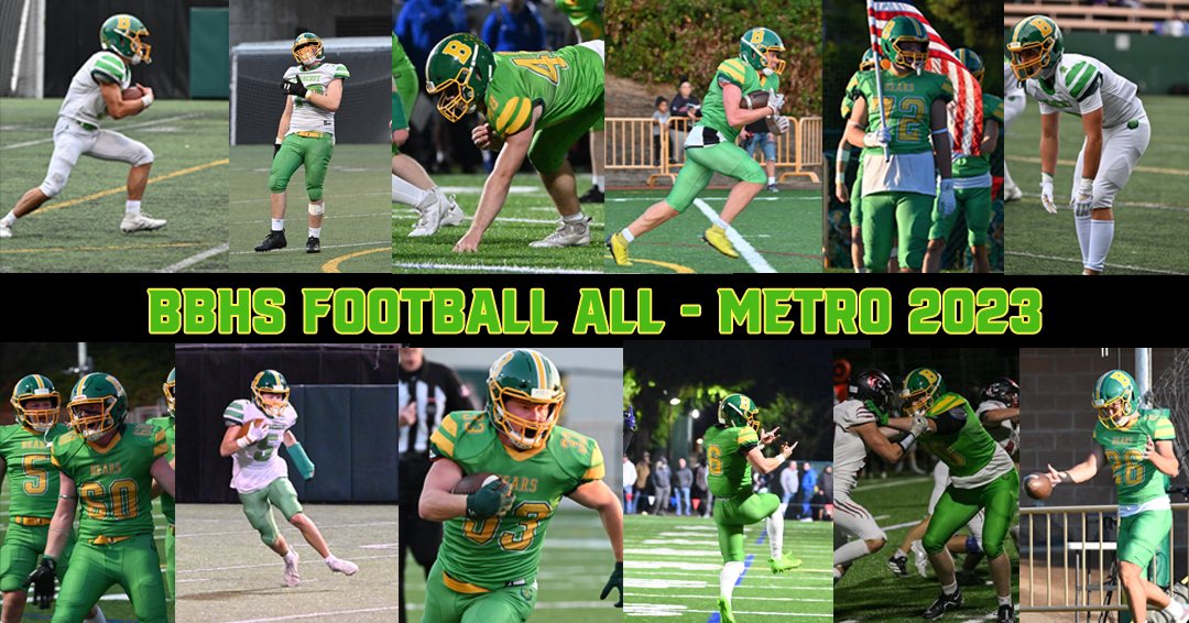 Congratulations to all of our guys that earned all-metro honors!! We’re incredibly proud of you!! #GoBears