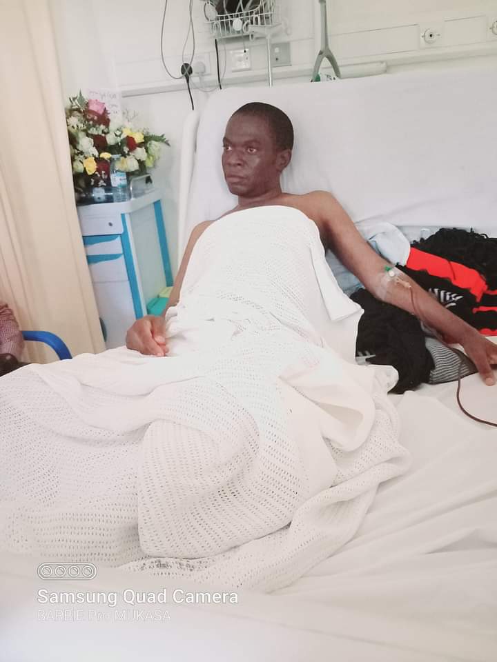 kfdmedia3's tweet image. PHOTOS: Taken on @HonSsegirinya while at Nsambya Hospital where is kept for state treatment.
Now &amp;amp; Before 📸 📸 👇
#PrayForHim.