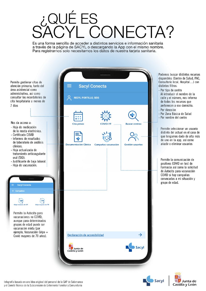📱 Si eres paciente de <a href="/Salud_JCYL/">Salud JCYL</a>, recuerda que tienes a tu disposición la APP SACYL Conecta 

➡️ Facilita la gestión de citas 
➡️ Documentación clínica 
➡️ Más servicios e información

saludcastillayleon.es/es/sacylconecta