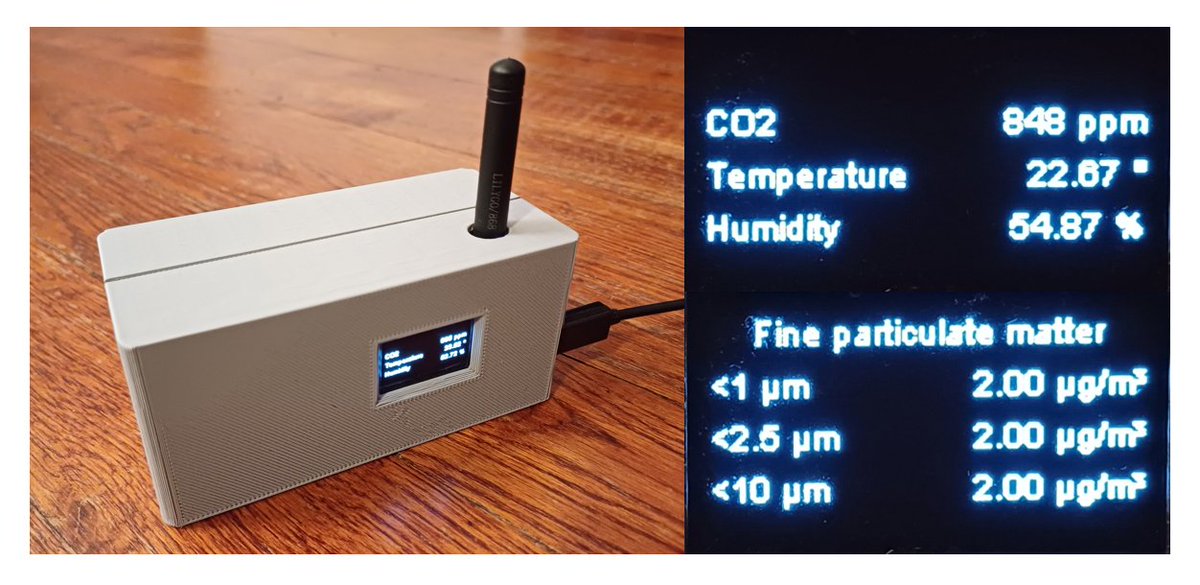 All classrooms should be equipped with a CO2 and particulate matter detector to ensure good indoor air quality. Staff should be trained to use it and interpret the results.

This is our DIY model in support of an ongoing project. It was designed by 🇫🇷 <a href="/centralesupelec/">CentraleSupélec</a> students.