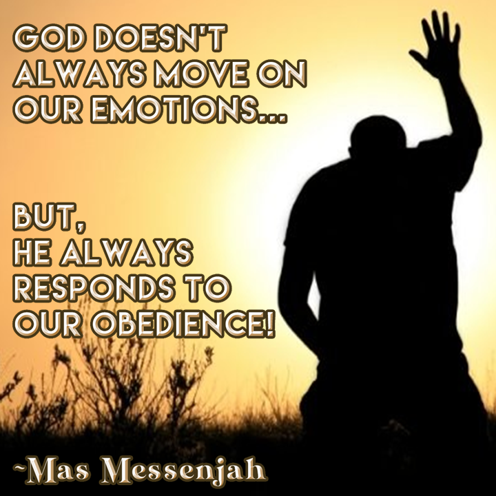 King Saul lost his position because he tried to exchange a sacrifice as a consolation for his disobedience!
Let's submit ourselves to Christ and God's Word and be blessed abundantly because we continually give Him our YES and obey! (Read 1 Samuel 15)
💯🔥🙏✝🙏🔥💯
#LSOM