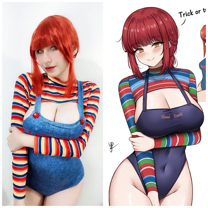 Makima x Chucky   Inspiraci&oacute;n de @Yukaraishin  #makima #chucky #chainsawman #cosplay #cosplayer #anime<a class="tags" target="_blank" title="On Twitter" href="/?out=eyJ0eXAiOiJKV1QiLCJhbGciOiJIUzUxMiJ9.eyJpYXQiOjE3MjM3NjA5MzIsImlzcyI6InR3cG9ybnN0YXJzLmNvbSIsIm5iZiI6MTcyMzc2MDkzMiwiZXhwIjoxNzU1Mjk2OTMyLCJyZWRpcmVjdF91cmwiOiJodHRwczovL3R3aXR0ZXIuY29tL1l1a2FyYWlzaGluIn0.VFpfR7xI1d0bJXW51wA3gYYfry3Psj7_2YapftJIyn3nBgbtMzkeZGXM1oWQENVluVnr0em0vlBkrGFif0nHWA">@Yukaraishin</a><a href="/tag/makima"class="tags">#makima</a><a href="/tag/anime"class="tags"><span>#anime</span></a><a href="/tag/cosplayer"class="tags"><span>#cosplayer</span></a><a href="/tag/cosplay"class="tags"><span>#cosplay</span></a><a href="/tag/chucky"class="tags"><span>#chucky</span></a><a href="/tag/chainsawm"class="tags"><span>#chainsawm</span></a>