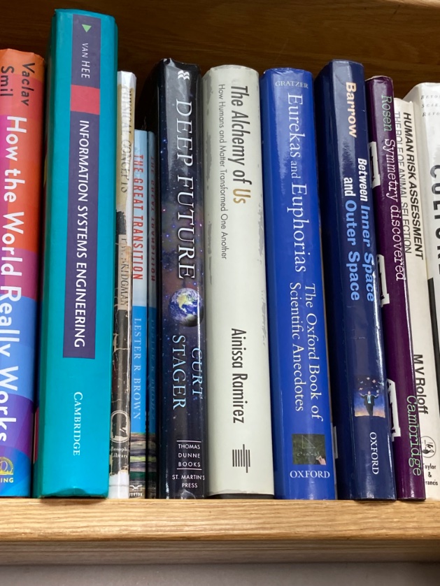 Look what I found at my favorite used bookstore in DC. <a href="/SSBDupont/">Second Story Books</a>. 
My book #thealchemyofus!