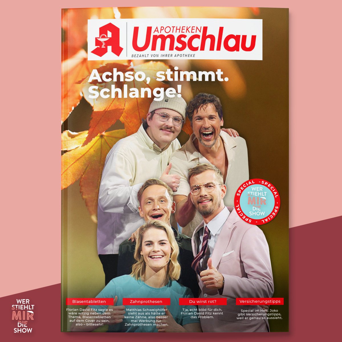 Nimmer in Ihrer Apotheke. #WSMDS