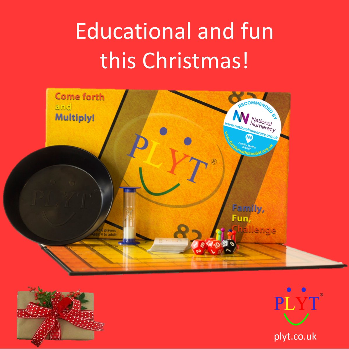 If you're looking for a great family gift this Christmas, look no further...
Kids love playing PLYT, and even better you'll all improve your maths without realising you are learning!🎲🤶🎄
#PLYT #learningthroughplay #christmasgifts #FamilyFun