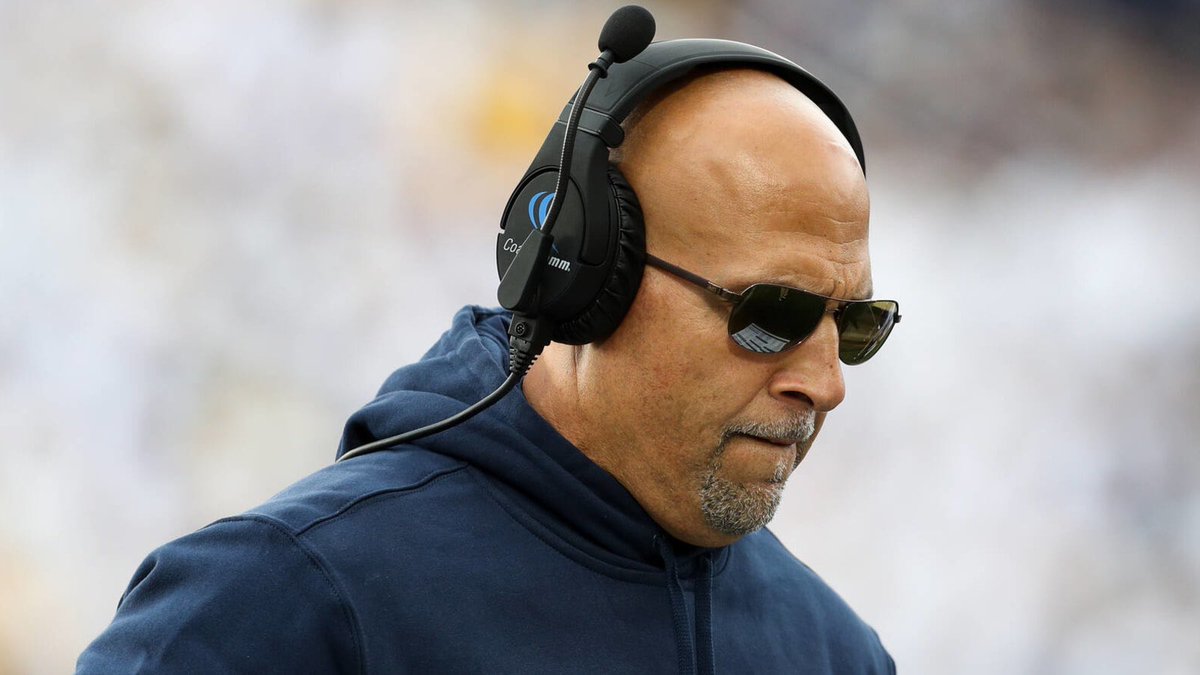 CFBReport's tweet image. Offensive Coordinator’s at Penn State under James Franklin:

2014-15: John Donovan (Fired)
2016-17: Joe Moorhead (Hired by Miss St)
2018-19: Ricky Rahne (Hired by Old Dom)
2020: Kirk Ciarrocca (Fired)
2021-23: Mike Yurcich (Fired)

In 10 seasons, Franklin has had 5 OC’s. 3 fired.
