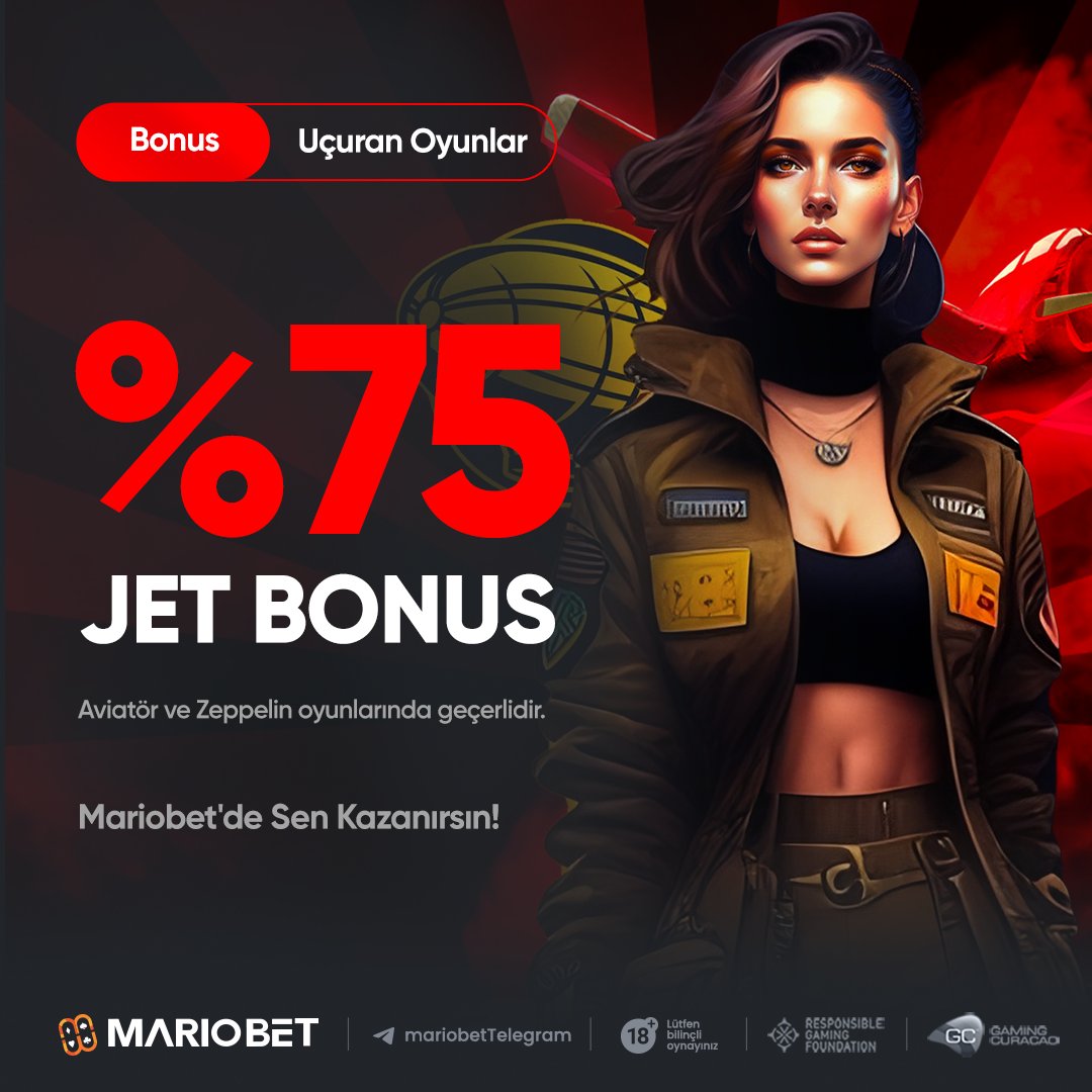 Mariobet  Pazartesi  % 75  Jet Bonus!

🔥Mariobet  Pazartesi  % 75 Jet Bonusu Pazartesi gününe özel bir bonus!

📌Mariobet  Pazartesi  % 75  Jet Bonus sadece Aviator ve zeppelin alanına özel bir bonustur!

⚡️Mariobet  Pazartesi  % 75  Jet Bonusu Yatırımınıza Özel 750 TL Bonus!