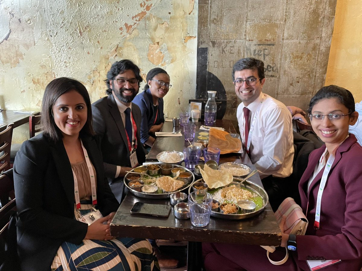 Celebrating #Diwali at #AHA23 with great friends and good Indian food #vegthali #masaladosa 

Thanks <a href="/Shanjeev96/">Shanjeev Kumar</a> for the restaurant suggestion! 

We missed you guys @AAgarwalaMD <a href="/AnumSaeedMD/">Anum Saeed</a>  <a href="/jaideeppatelmd/">Jaideep</a>