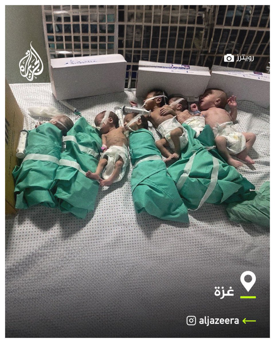 MuhammadSmiry's tweet image. The babies,

Al-Shifa Hospital,

Gaza.