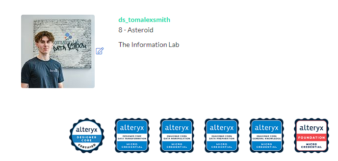 dsTomalexsmith's tweet image. After completing 34 #Alteryx weekly challenges, I thought it was probably time to try my hand at a few certifications.  

🫰😎