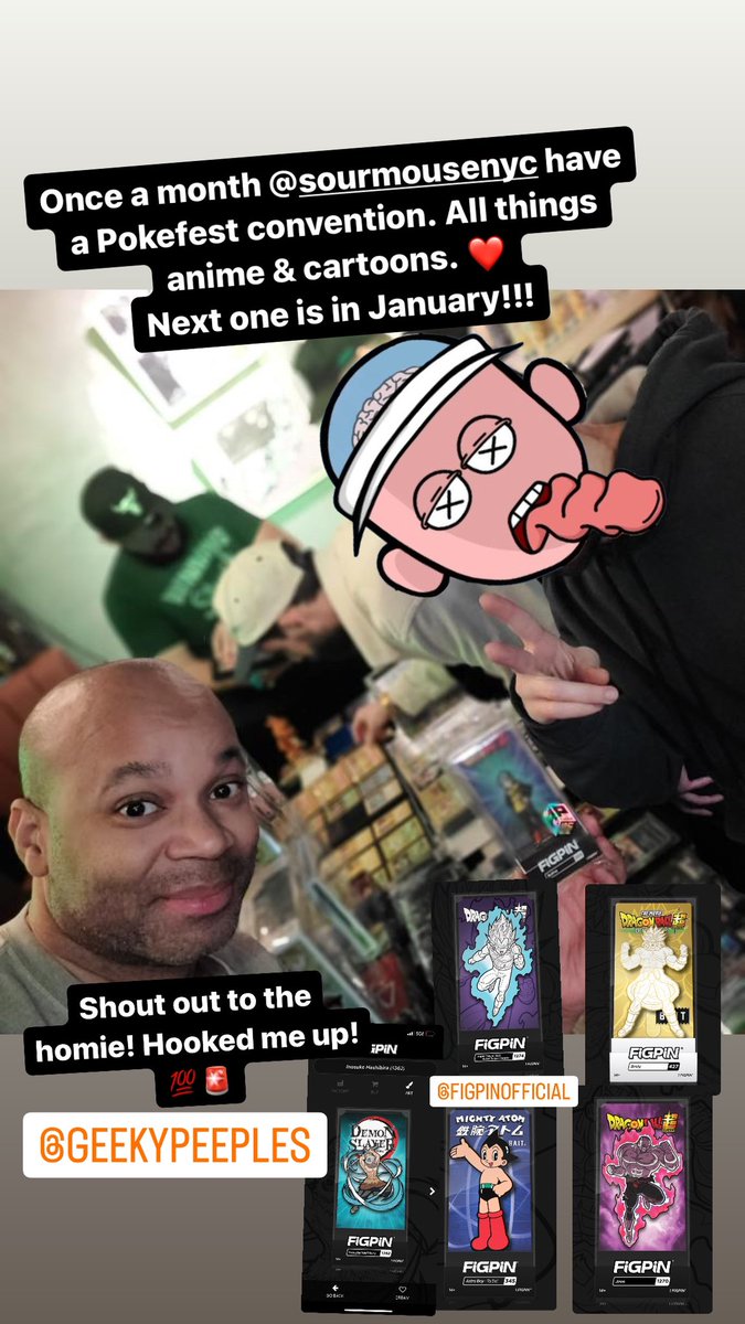 MightyJoeMorris's tweet image. This weekend at my job scooped some @FiGPiNofficial from the homie here. Got some 🔥 pieces for my collection.

#figpin #brianlessnft #sourmousnyc #pokemon #pokefest #BrandedFeatures #web3 #NFTcommunity #DragonBallZ #vegeta #DemonSlayer #ComicCon #Collectibles