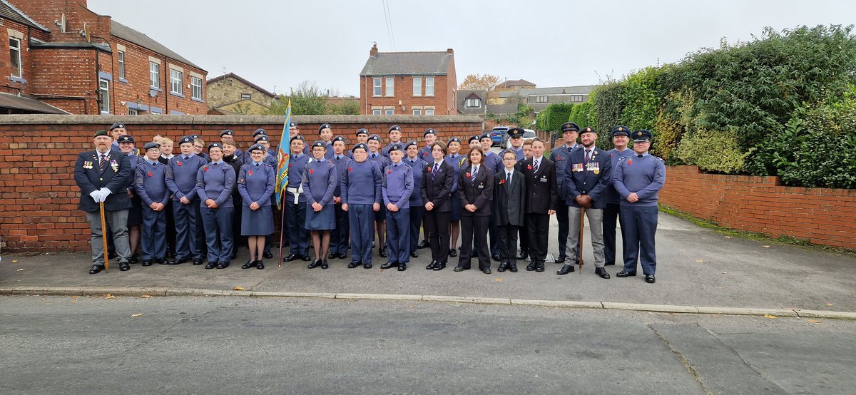 23atc1's tweet photo. Fantastic turnout from the Squadron today to pay our respects to those that gave the ultimate sacrifice. At the going down of the sun, and in the morning,  we will remember them. https://t.co/qrS7pDd6V3