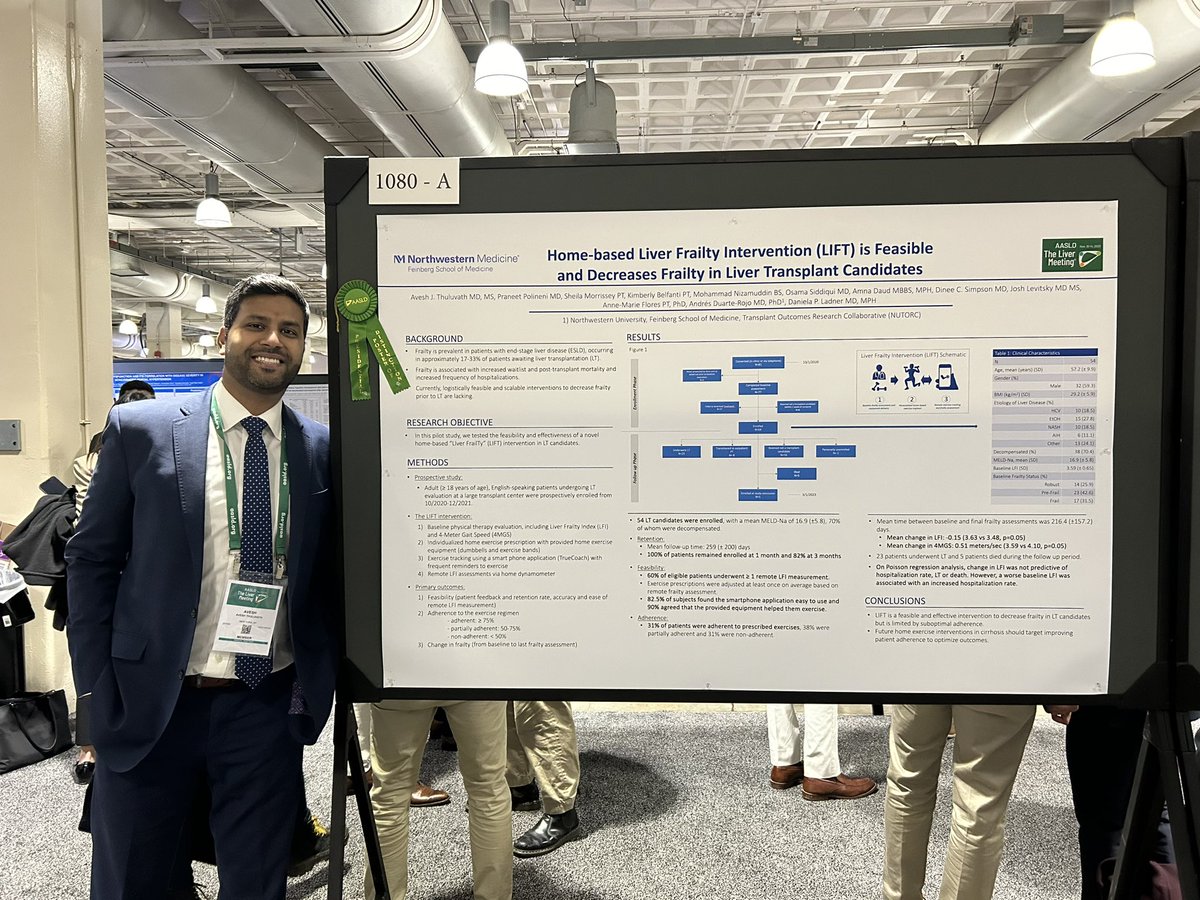 Daniela Ladner MD (@danielaladnermd) on Twitter photo So great to see <a href="/AveshThuluvath/">Avesh J. Thuluvath, MD, MS</a> <a href="/AASLDtweets/">AASLD</a> presenting his poster with distinction from the T32 <a href="/NM_Transplant/">Northwestern Medicine Transplant</a> <a href="/nutorc/">NUTORC</a> So great to see <a href="/AveshThuluvath/">Avesh J. Thuluvath, MD, MS</a> <a href="/AASLDtweets/">AASLD</a> presenting his poster with distinction from the T32 <a href="/NM_Transplant/">Northwestern Medicine Transplant</a> <a href="/nutorc/">NUTORC</a>