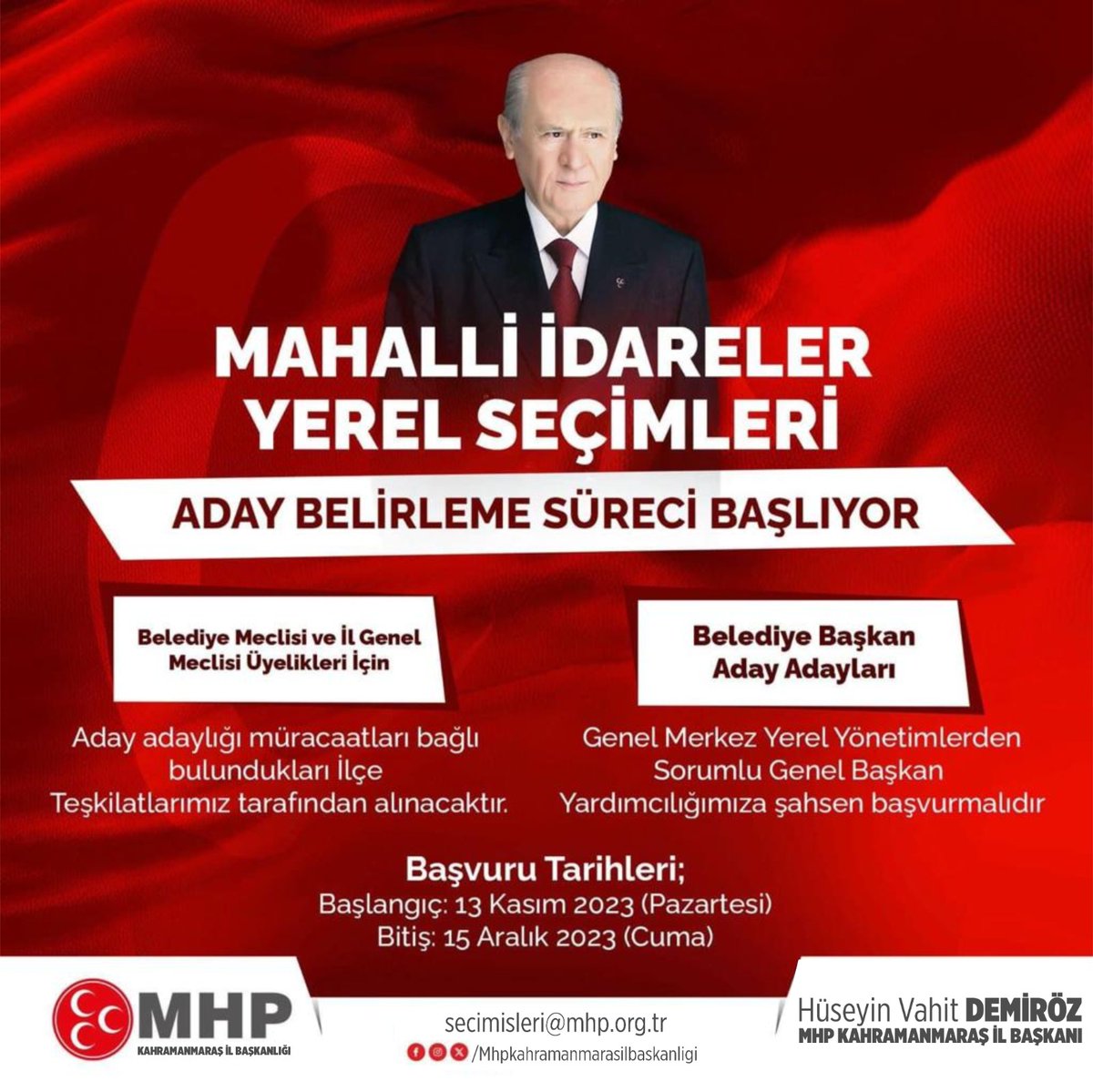 <a href="/MHP_Bilgi/">MHP</a> <a href="/MHP_Gundemi/">MHP GÜNDEMİ</a> <a href="/MhpTbmmGrubu/">MHP TBMM Grubu #MHP</a> <a href="/mhp_maras/">MHP Kahramanmaraş İl Başkanlığı</a> <a href="/_MHPistanbul_/">MHP İstanbul</a> <a href="/dbdevletbahceli/">Devlet Bahçeli</a> <a href="/hvahitdemiroz/">H. Vahit Demiröz</a> <a href="/Alitufan046/">Ali Tufan</a> <a href="/sertel_selim/">Sertel Selim</a>