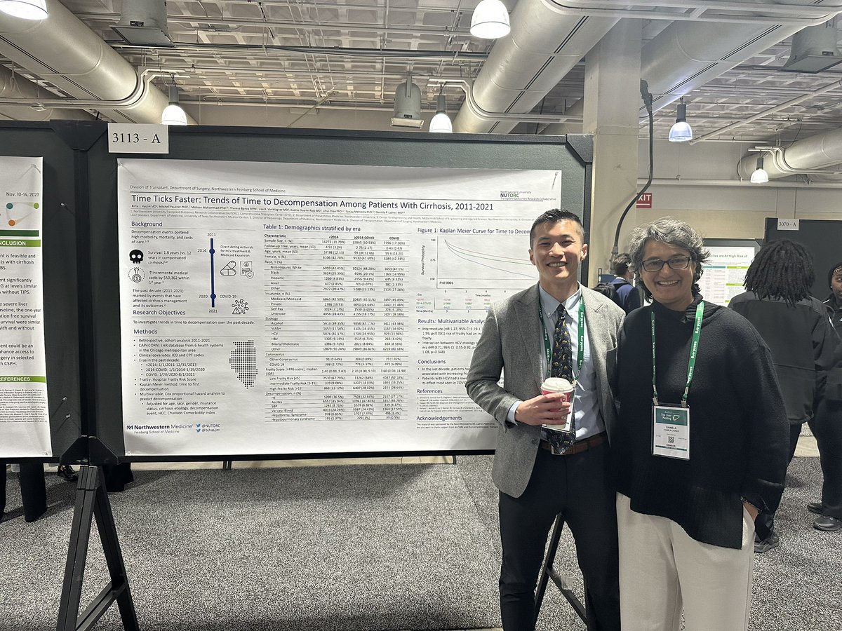 Proud of our T32 fellow Bima <a href="/AASLDtweets/">AASLD</a> <a href="/NM_Transplant/">Northwestern Medicine Transplant</a> <a href="/nutorc/">NUTORC</a>
