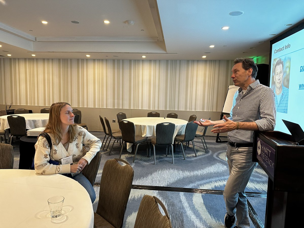 Participated in a communication workshop (Vital Communication Skills: We all need them) with Brian Palermo. It was a great workshop with a great facilitator! He talked to Jaden and I for a half hour following. Such a great guy! Thanks <a href="/brianpalermo/">brian palermo</a>!