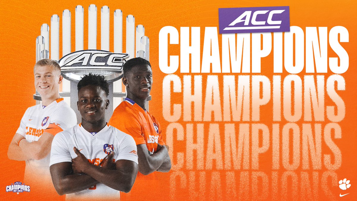 THE 2023 ACC CHAMPIONS🐅🏆

#ClemsonUnited