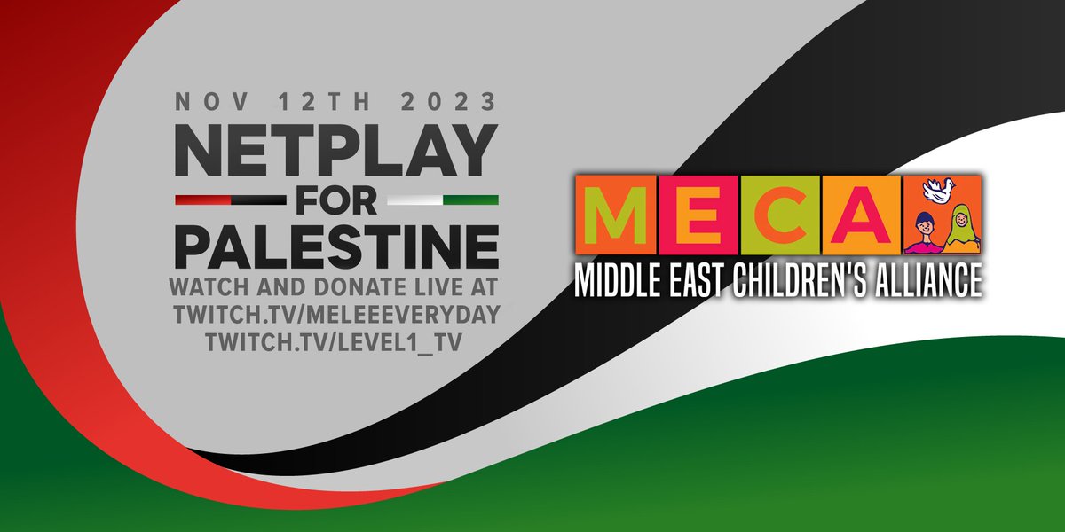 We are officially live! Come join us and show solidarity with Palestine 🇵🇸 Main Stream: ttv /meleeeveryday Side Stream: ttv /level1_tv Link Below⬇️