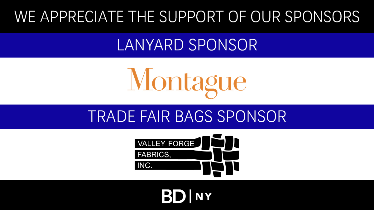 Boutique Design | BDNY (@boutiquedesign) on Twitter photo Thank you to our #BDNY2023 sponsors! We appreciate the support of Montague and <a href="/VFFabrics/">Valley Forge Fabrics</a>. Thank you to our #BDNY2023 sponsors! We appreciate the support of Montague and <a href="/VFFabrics/">Valley Forge Fabrics</a>.