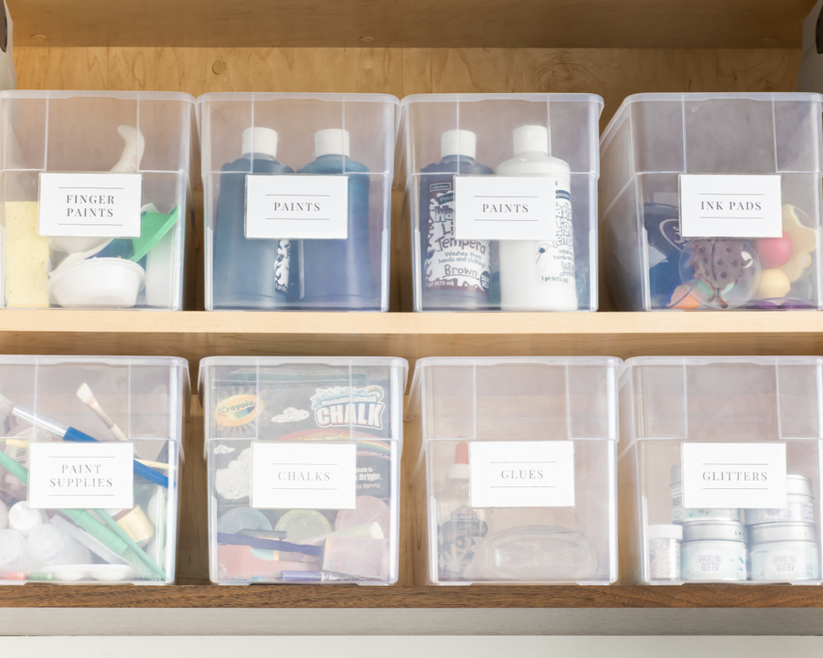 TheNimbleNest's tweet photo. B I N  T H E R E / 🎨 Done that! When organizing kids' art supplies, sometimes the easiest solution is the best! We like using the Tall Shoe Bins from @thecontainerstore for creating a flexible system that can store all sorts of art supplies easily. 

📸 @public311design for #the https://t.co/MLmZhibzru