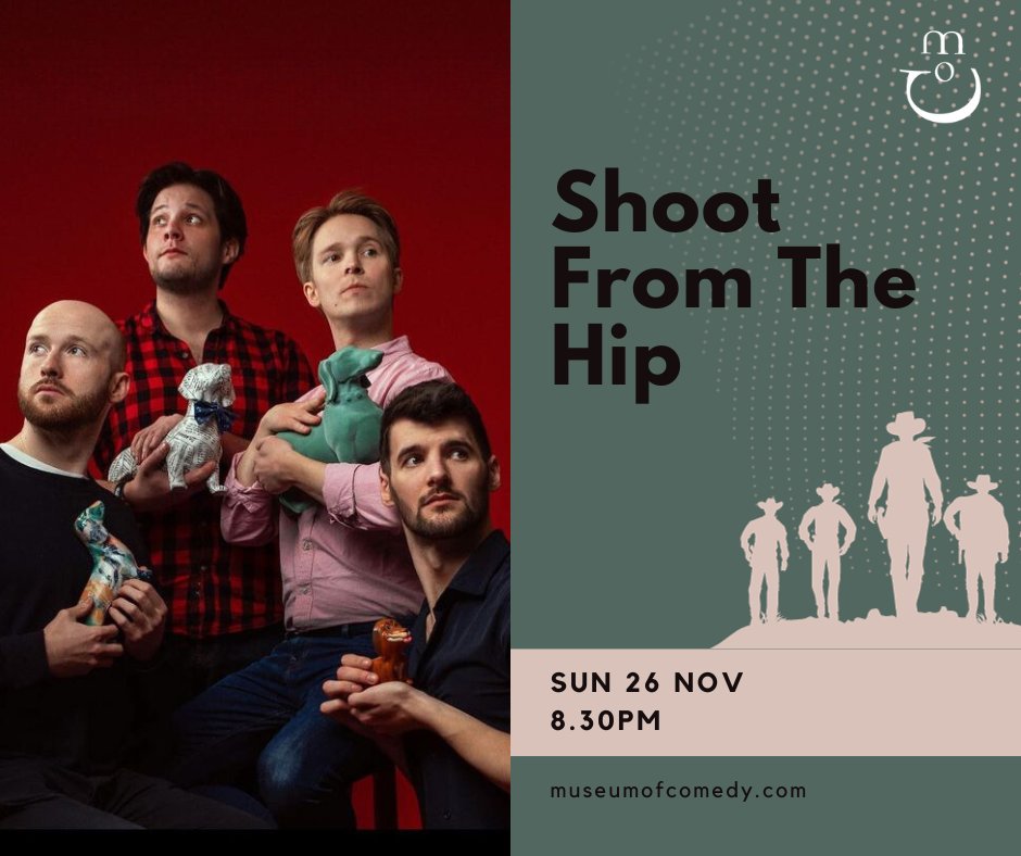 @ShootImpro return to the crypt in 2 weeks' time, with their award-winning, viral improv comedy to the Museum of Comedy – featuring chaotic games, epic scenes, and ever-so-slightly unhinged performances! 🤠 loom.ly/m9-87GY 🤠