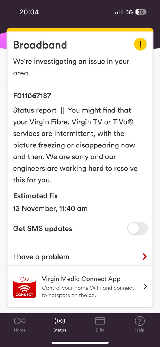 Ranchie's tweet image. @virginmedia estimated fix by 11:40 tomorrow morning is simply not good enough!!! #HomeWorker #WeRelyOnBroadband
